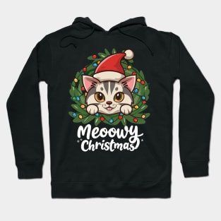 MEOOWY CHRISTMAS cat christmas Hoodie